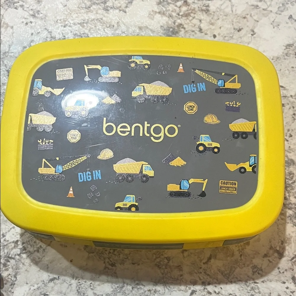 Bentgo Gray and Yellow Construction Lunch Bag & Box